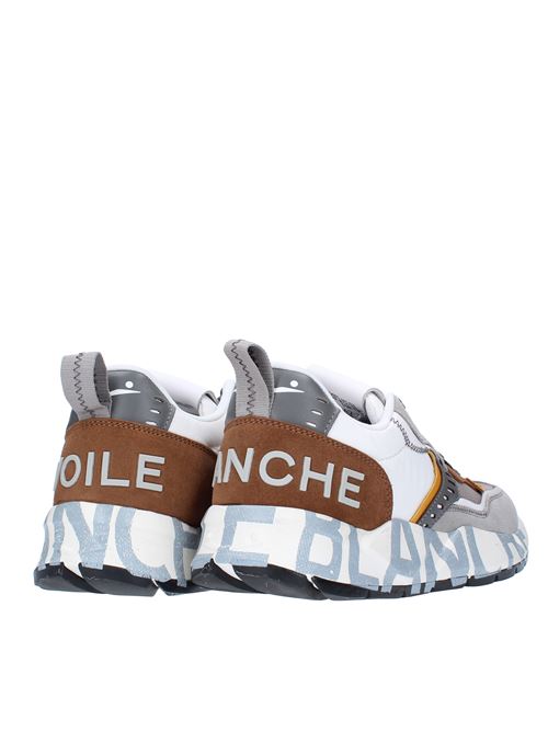 Suede leather and fabric sneakers VOILE BLANCHE | CLUB 011B31